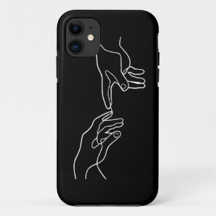 The Creation of Adam hands, Michelangelo  iPhone 11 Case