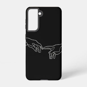 The Creation of Adam hands, Michelangelo Samsung Galaxy Case