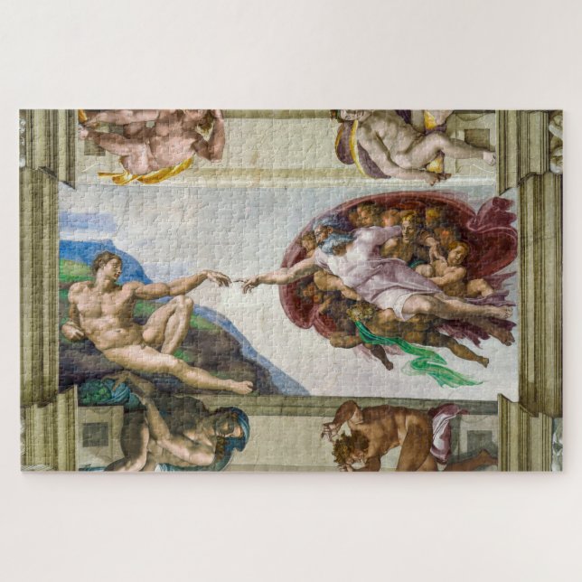 The Creation of Adam | Michelangelo | Jigsaw Puzzle (Horizontal)