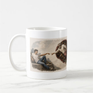 The Creation of Adam - Modern Twist Coffee Mug