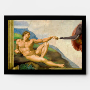 The Creation Of Adam Parody Envelopes