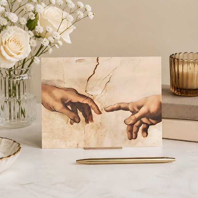 The Creation of Adam Postcard (Creator Uploaded)