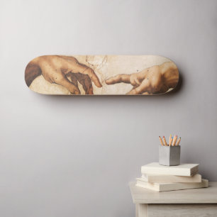 The Creation of Adam Skateboard