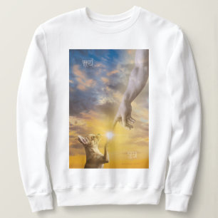 The Creation of Chihuahua - God made Chihuahuas Sweatshirt