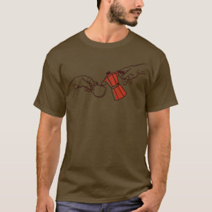 The Creation of Coffee Classic Art Barista by Tobe T-Shirt
