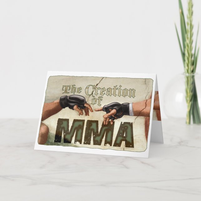 The Creation of MMA Card (Front)