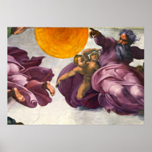 The Creation of the Sun, Moon and Plants Poster