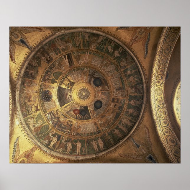 The Creation of the World, from the Genesis Cupola Poster (Front)