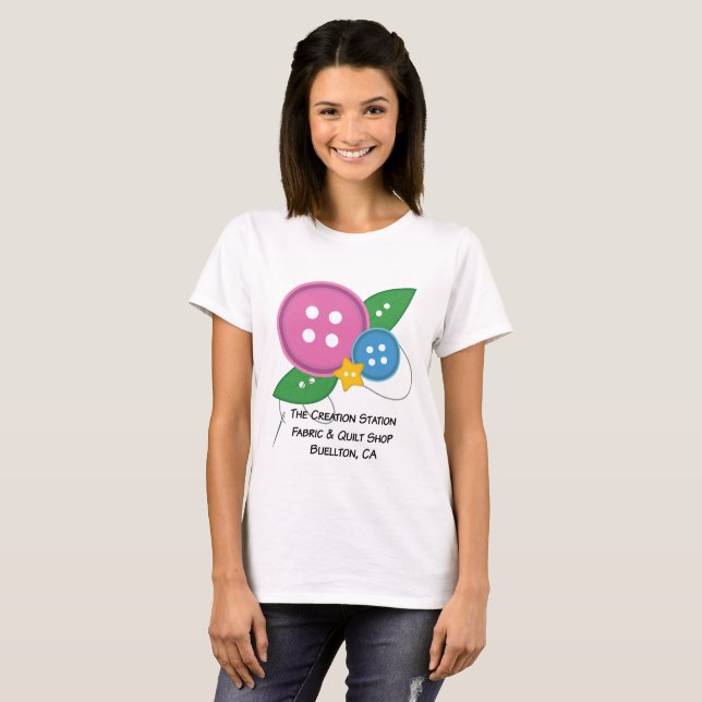The Creation Station Button T-Shirt (Front Full)
