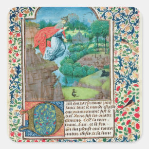 The Creation World, from 'Traite de Medecine' Square Sticker