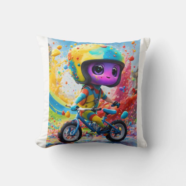 The creative and artistic aspects of pillow decor. (Front)