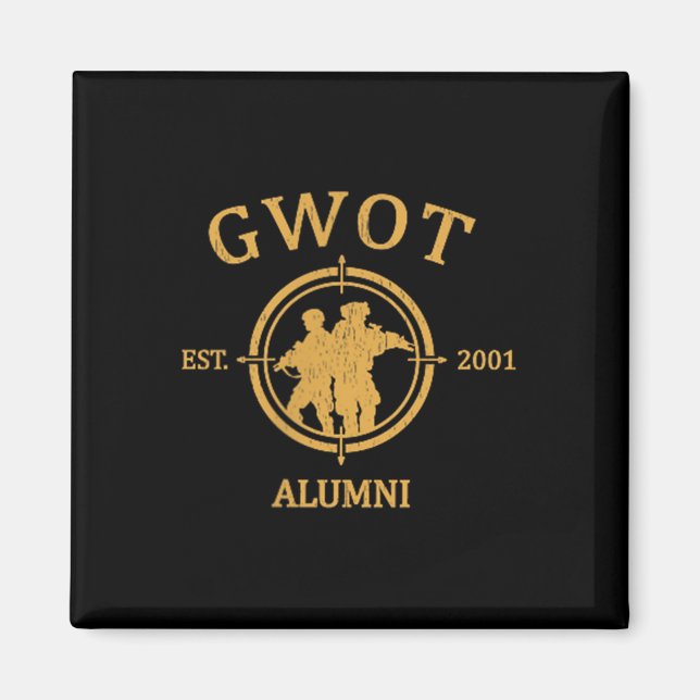The Creative Armoury Gwot Global War On Terrorism  Magnet (Front)