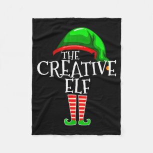 The Creative Elf Family Matching Group Christmas Fleece Blanket