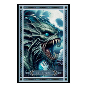 The Creature Tarot Card Poster
