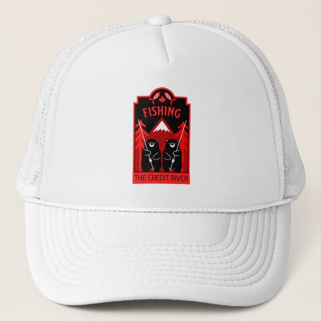 The Credit River Fishing Canada Trucker Hat (Front)