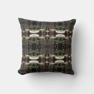 The creek in the woods.... throw pillow