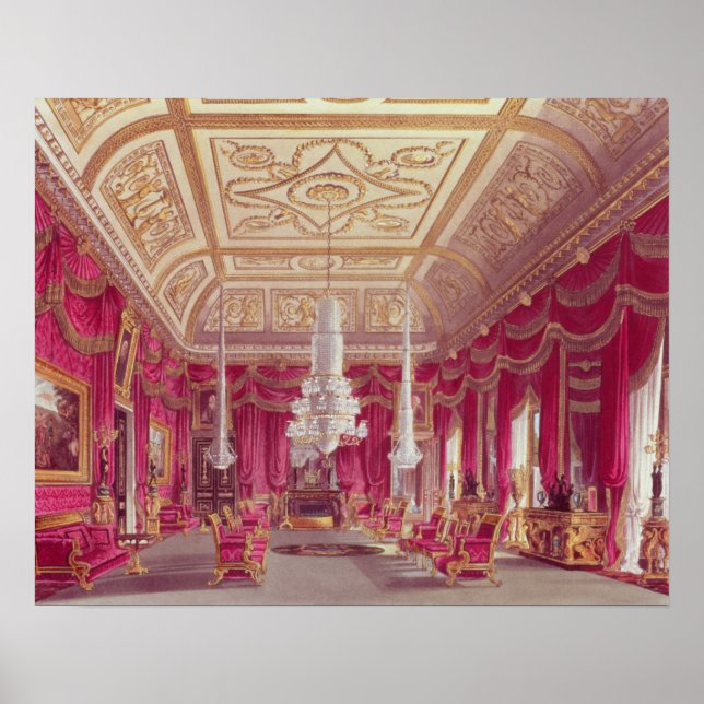 The Crimson Drawing Room, Carlton House Poster (Front)
