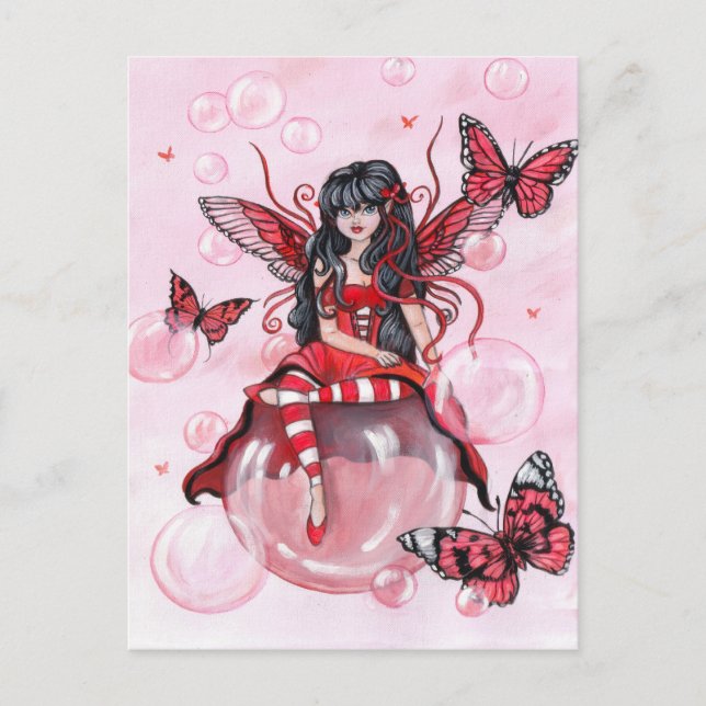 "The Crimson Fairy" postcard (Front)