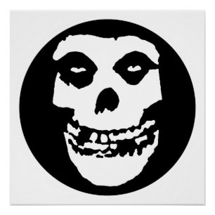 The Crimson Ghost Vintage B Movie Horror Punk  Poster