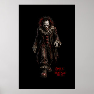 The Crimson Grin — Dark Circus Nightmare Poster