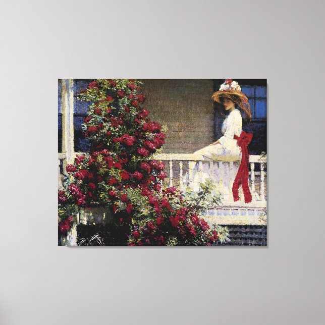 The Crimson Rambler Canvas Print (Front)