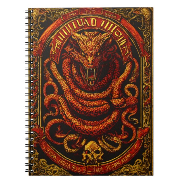 The Crimson Wyrm* Notebook (Front)