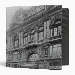 The Criterion Restaurant and Theatre, 1902 Binder