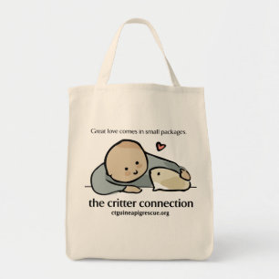 The Critter Connection Grocery Tote Bag