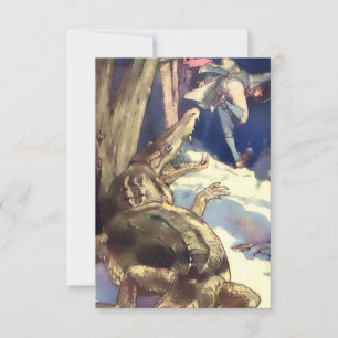 “The Crocodile!” by Alice B Woodward Thank You Card