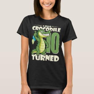The Crocodile Turned 10 Year Boy 10th Birthday All T-Shirt