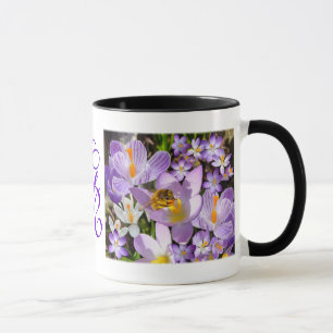 THE CROCUS TASTER ~ Monogram Ringer Mug