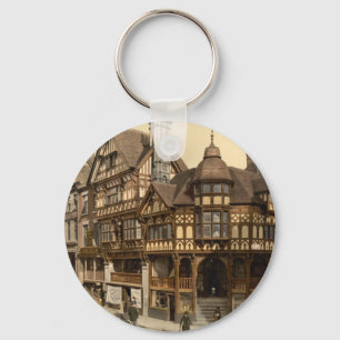 The Cross and Rows, Chester, Cheshire, England Keychain