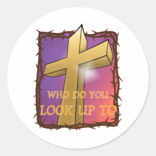 The Cross Classic Round Sticker