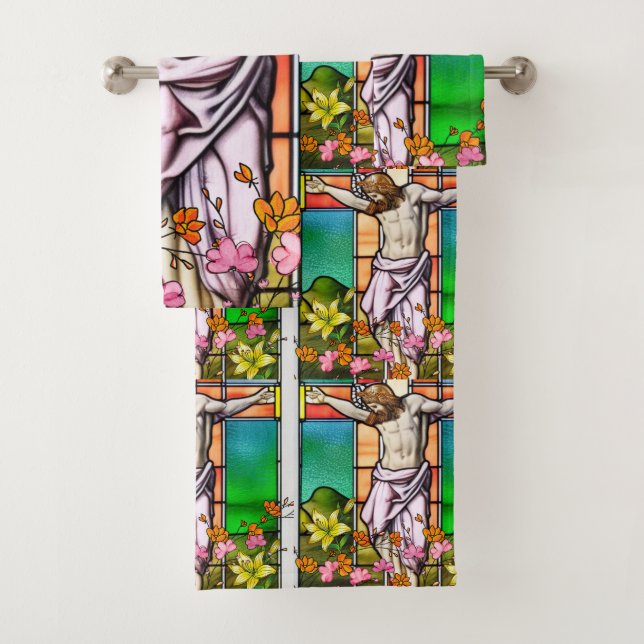 The Cross Collection Bath Towel Set (Insitu)