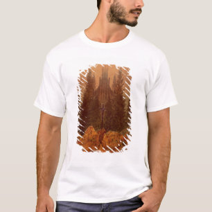 The Cross in the Mountains, 1812 (oil on canvas) T-Shirt