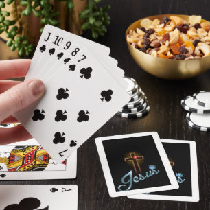 "The Cross of Jesus: A Divine Playing Card" Playing Cards