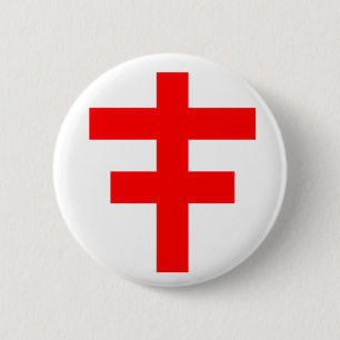 The Cross Pattee of The Scottish Knights Templar 2 Inch Round Button