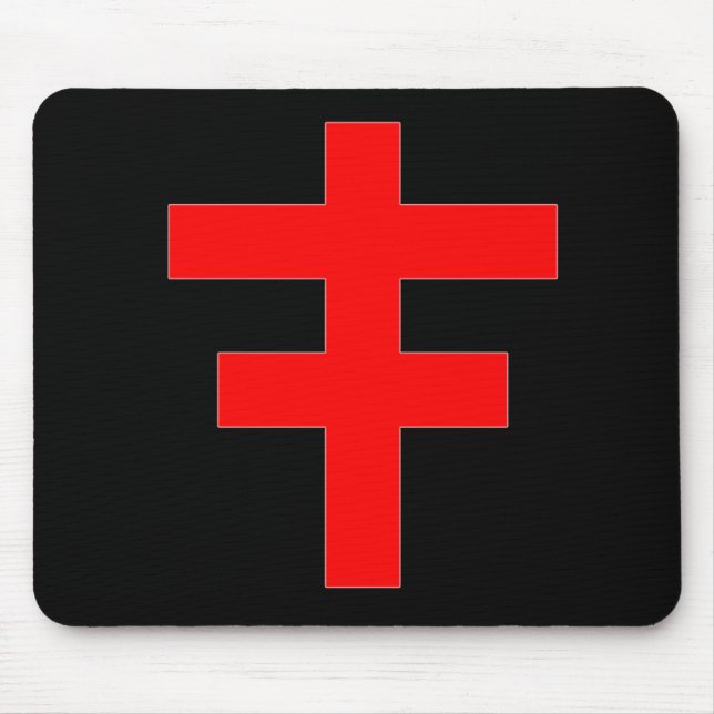 The Cross Pattee of The Scottish Knights Templar Mouse Pad (Front)