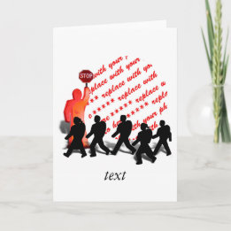 The Crossing Guard Photo Frame Card