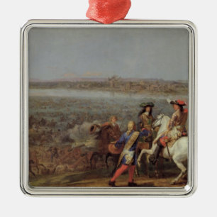 The Crossing of the Rhine, 12th June 1672 Metal Ornament