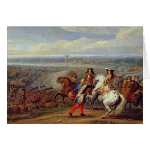 The Crossing of the Rhine, 12th June 1672 (oil on