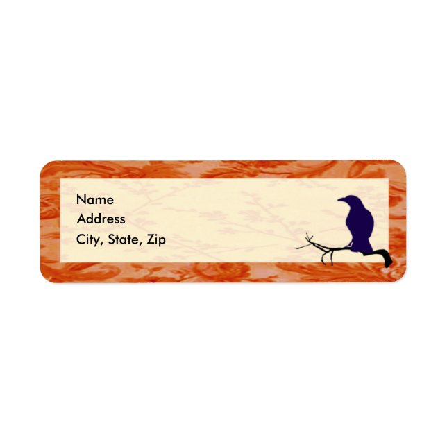 The Crow Address Labels Template (Front)