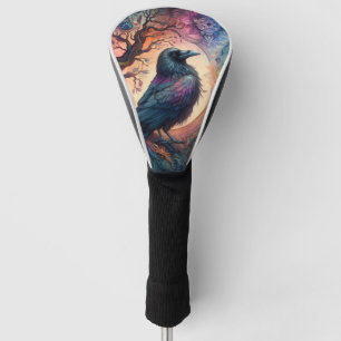 The Crow Tree of Life Mandala Pagan  Golf Head Cover
