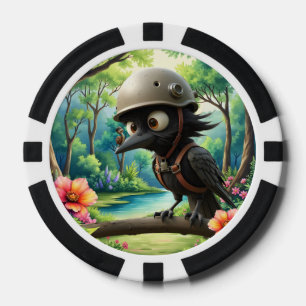 The Crow Who Took Flying Advice from a Snail. Poker Chips