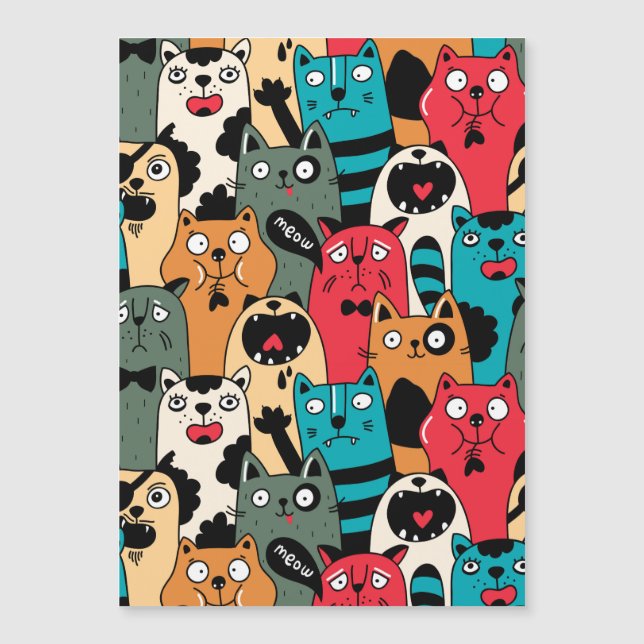 The crowd of cats (Front)