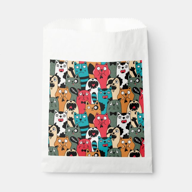 The crowd of cats favour bag (Front)