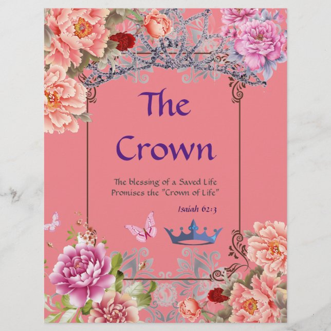 The Crown Beautiful Personalized Paper (Front)