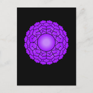 The Crown Chakra Postcard