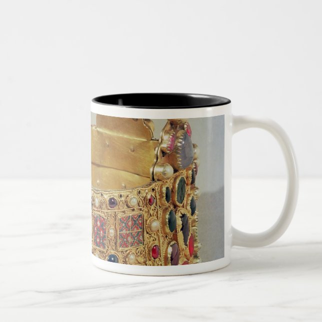 The Crown of Hildesheim Two-Tone Coffee Mug (Right)