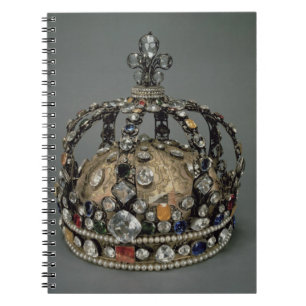 The Crown of Louis XV, 1722 (gilded silver, replac Notebook